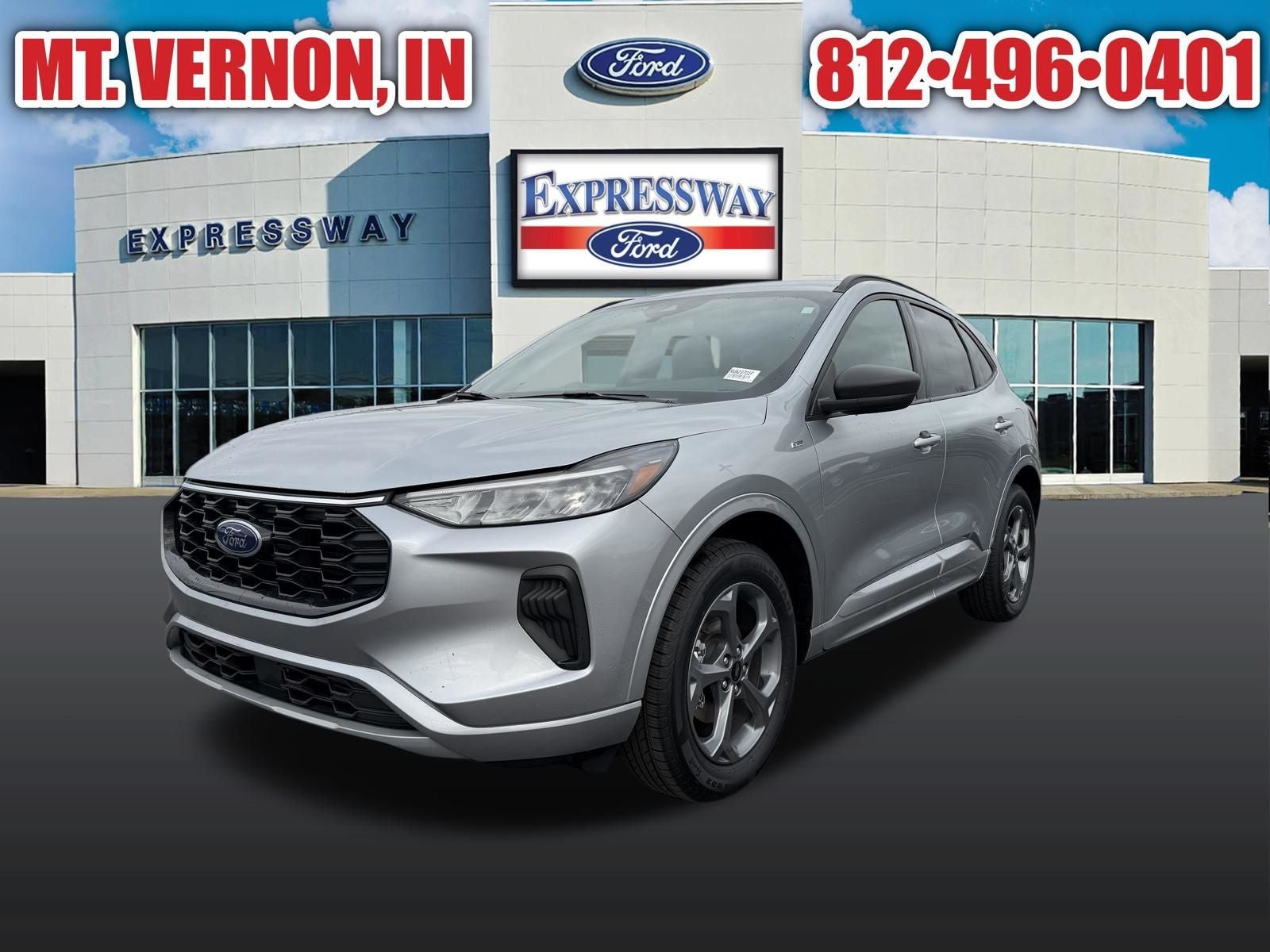 Iconic Silver Metallic 2024 Ford Escape SUV / Crossover All-Wheel Drive Automatic