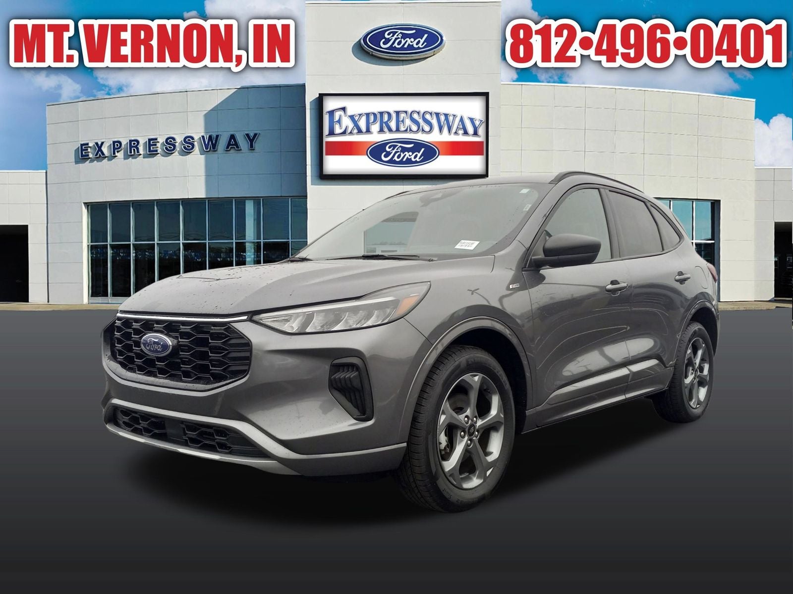 Carbonized Gray Metallic 2024 Ford Escape SUV / Crossover All-Wheel Drive Automatic