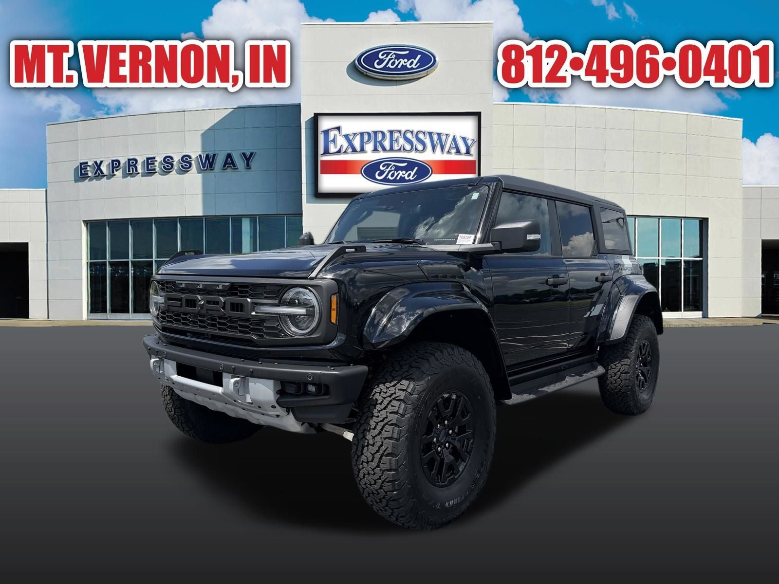 Shadow Black 2026 Ford Bronco Raptor SUV / Crossover Four-Wheel Drive Automatic