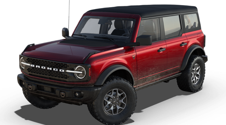 Ruby Red Metallic Tinted Clearcoat 2025 Ford Bronco SUV / Crossover Four-Wheel Drive Automatic