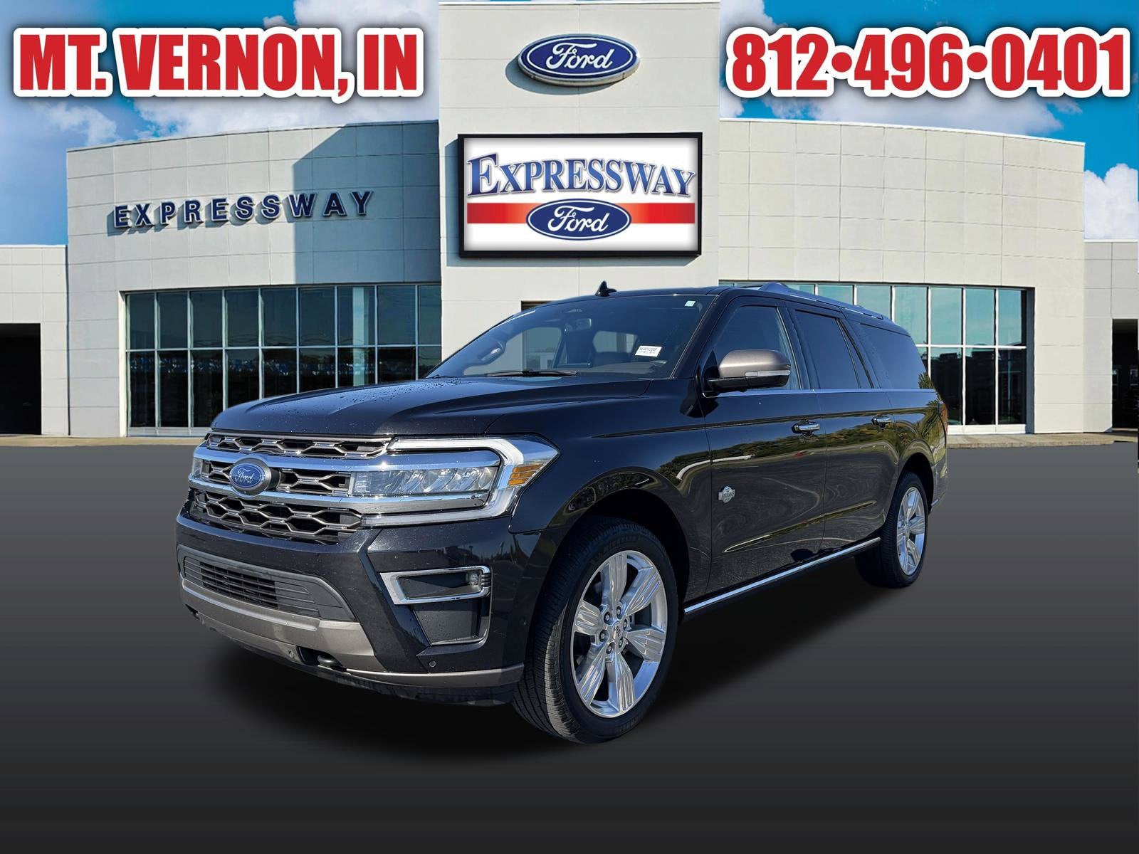 Black Metallic 2022 Ford Expedition SUV / Crossover Four-Wheel Drive Automatic