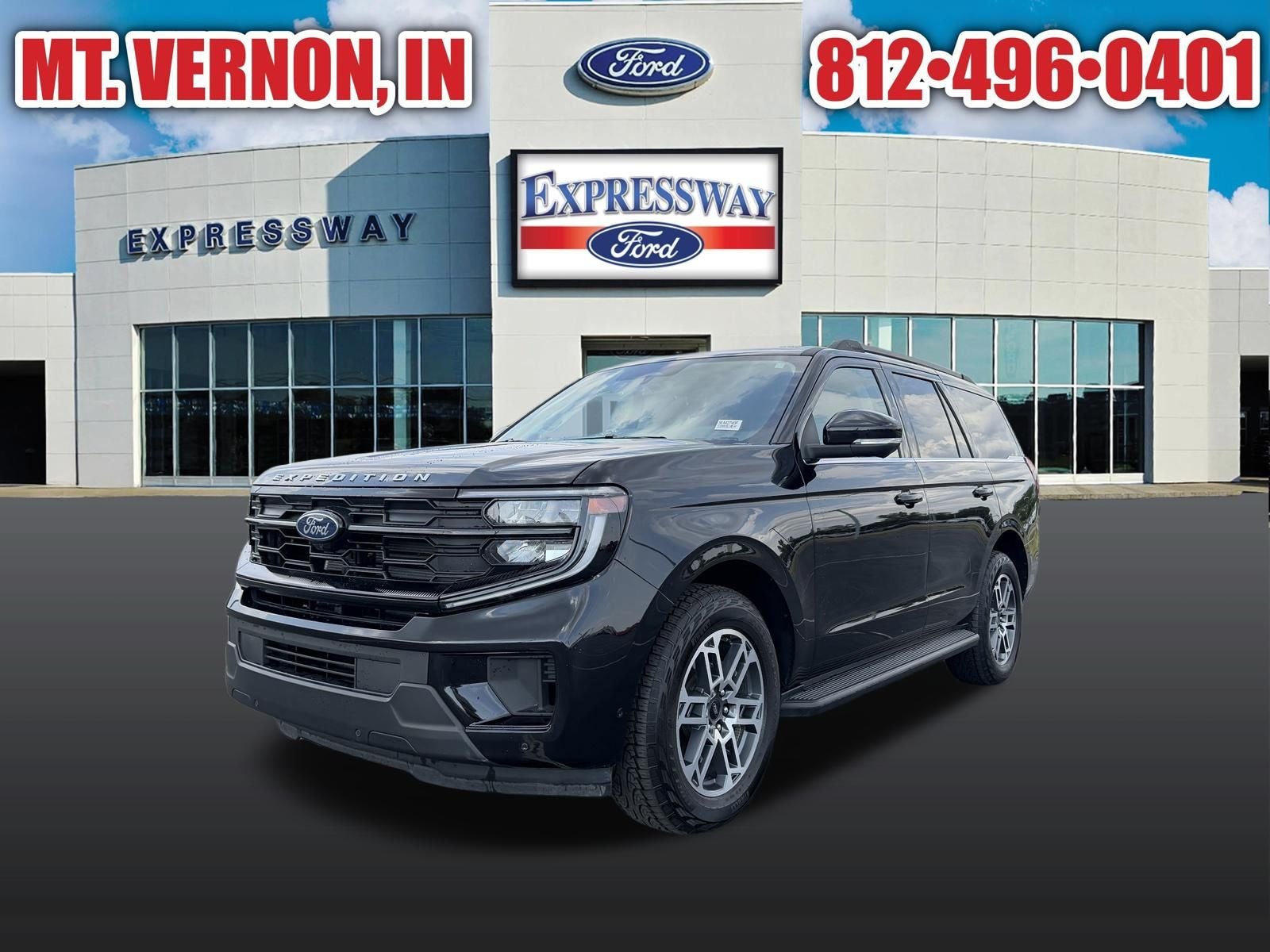 Black Metallic 2025 Ford Expedition SUV / Crossover Four-Wheel Drive Automatic