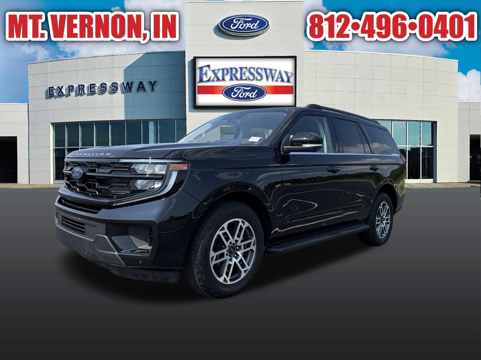 Black Metallic 2025 Ford Expedition SUV / Crossover Four-Wheel Drive Automatic
