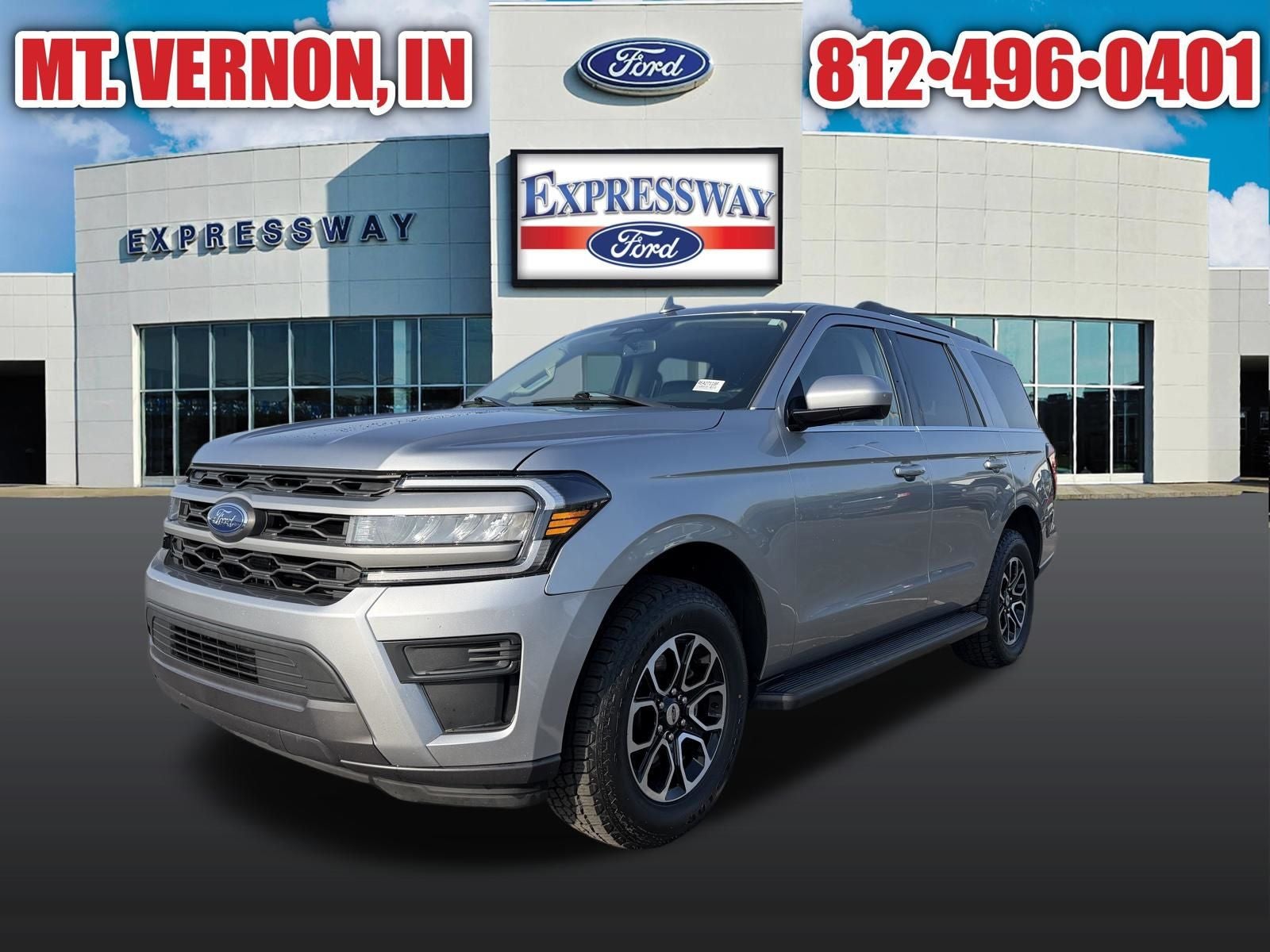 Iconic Silver Metallic 2024 Ford Expedition SUV / Crossover Four-Wheel Drive Automatic