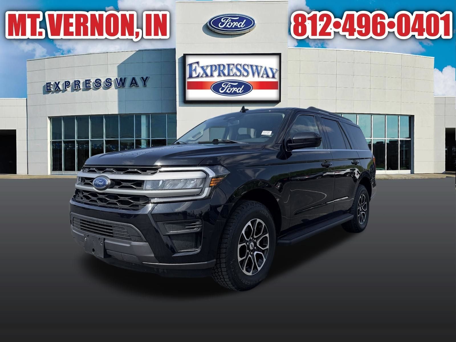 Agate Black Metallic 2024 Ford Expedition SUV / Crossover Four-Wheel Drive Automatic