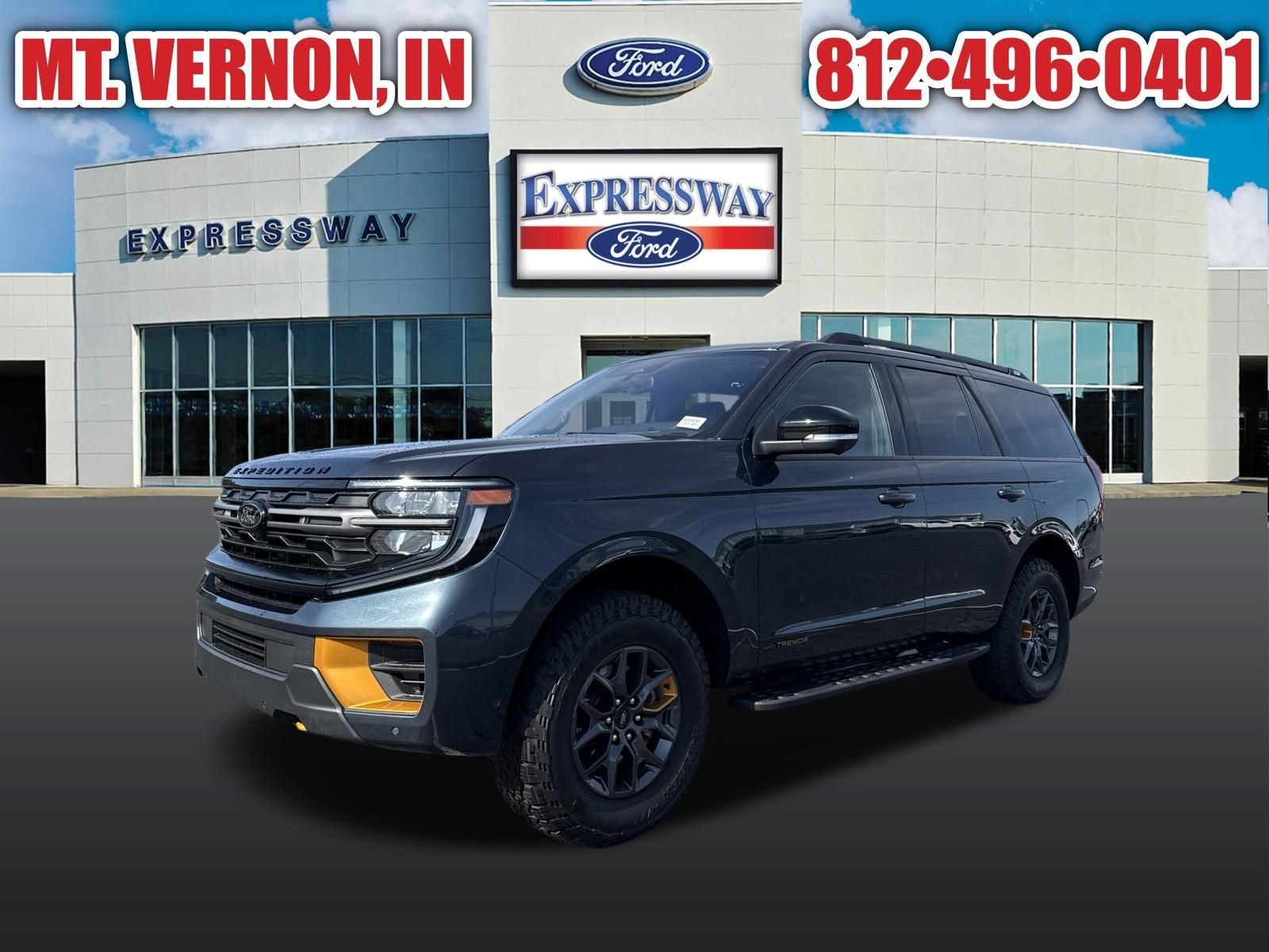 Blue Metallic 2025 Ford Expedition SUV / Crossover Four-Wheel Drive Automatic
