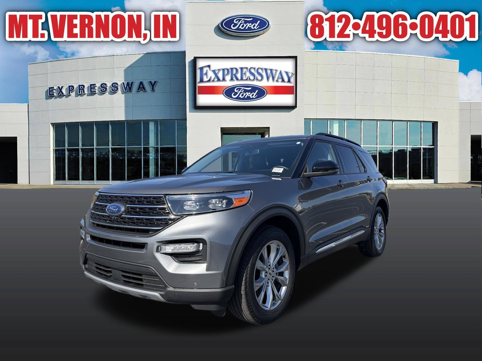 Gray Metallic 2024 Ford Explorer SUV / Crossover All-Wheel Drive Automatic