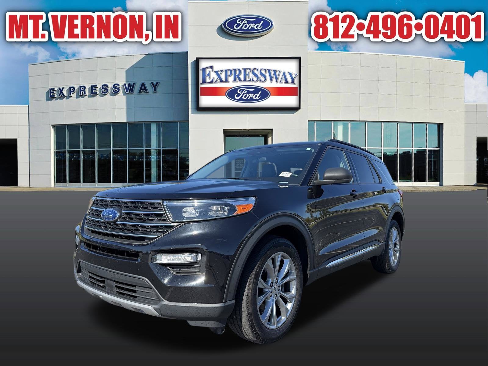 Black Metallic 2024 Ford Explorer SUV / Crossover All-Wheel Drive Automatic