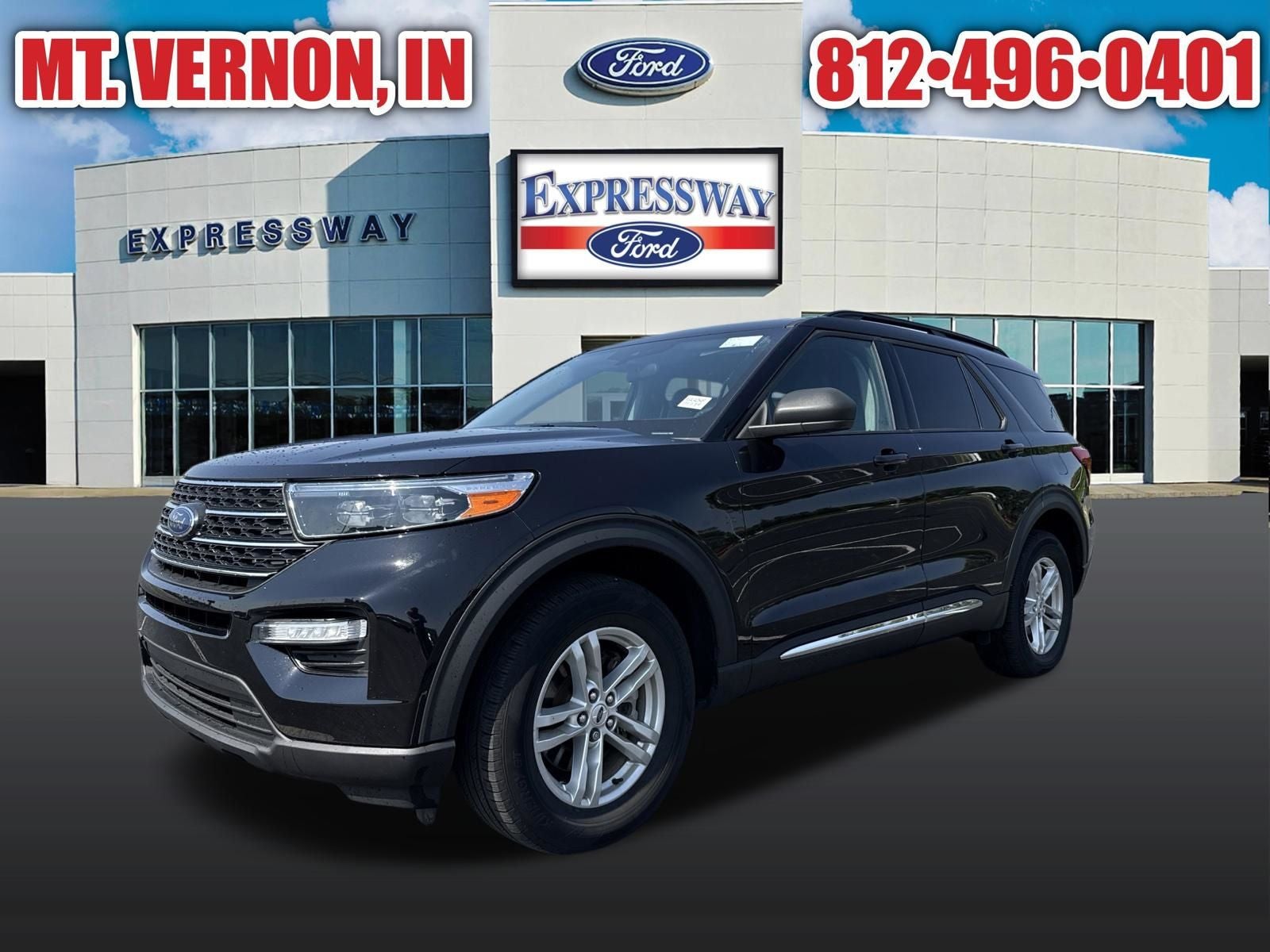 Black Metallic 2024 Ford Explorer SUV / Crossover All-Wheel Drive Automatic