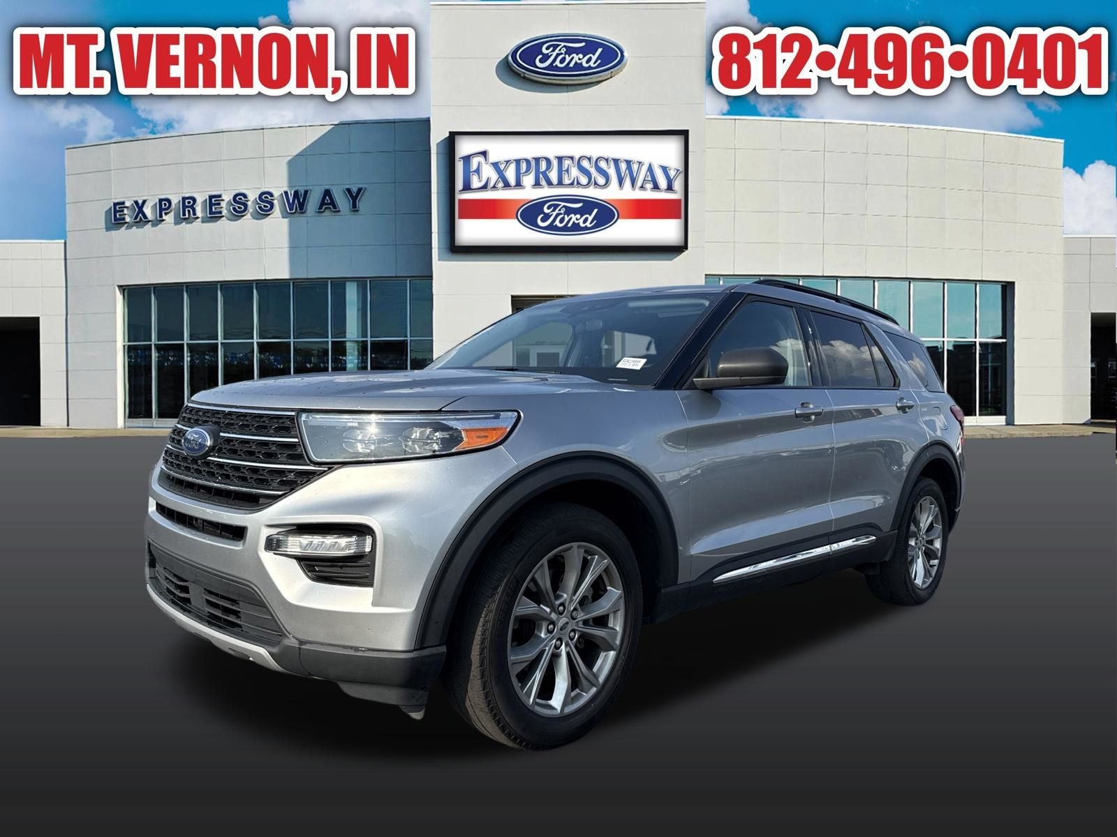 Silver Metallic 2024 Ford Explorer SUV / Crossover All-Wheel Drive Automatic