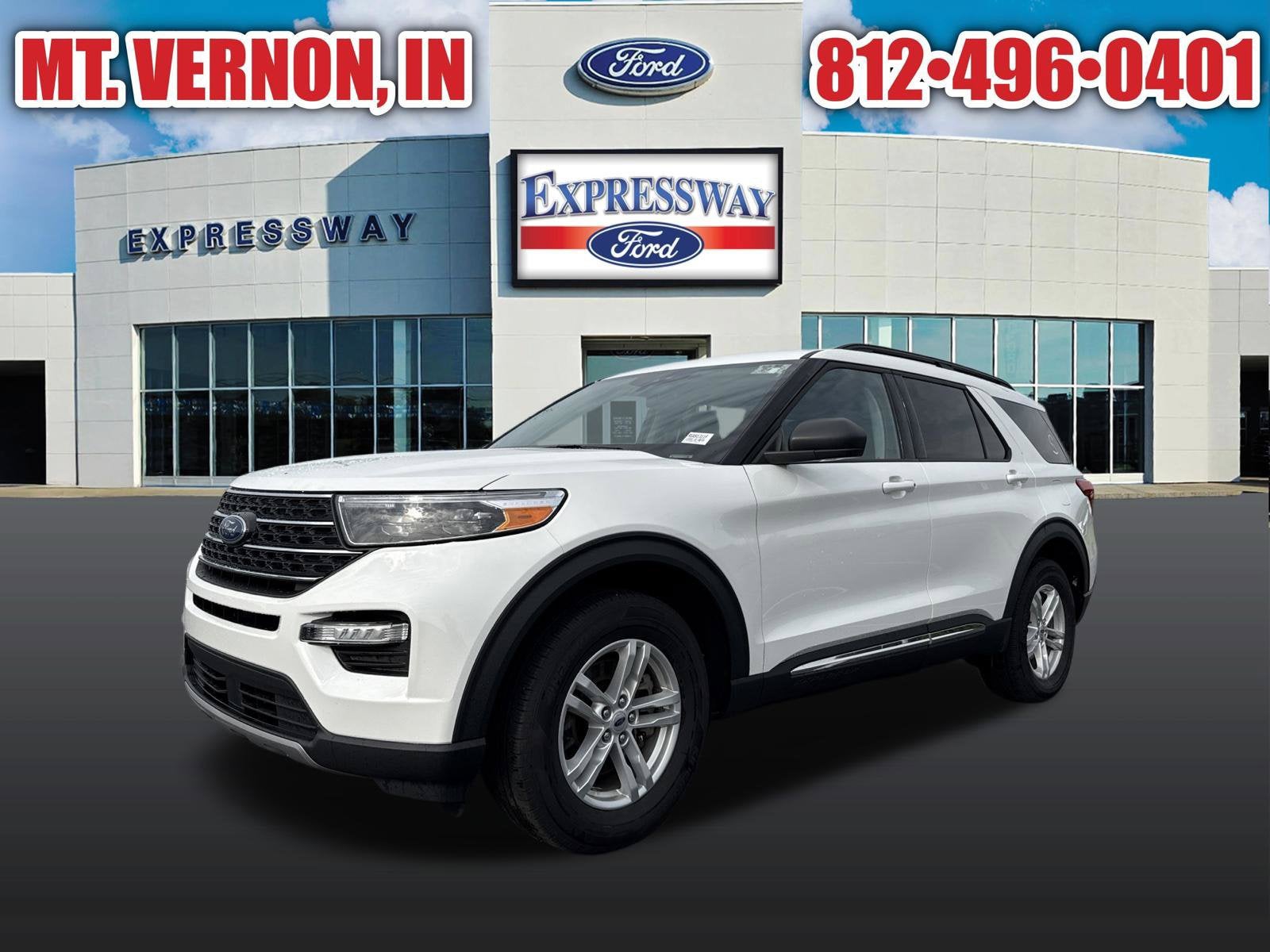 White Metallic 2024 Ford Explorer SUV / Crossover All-Wheel Drive Automatic