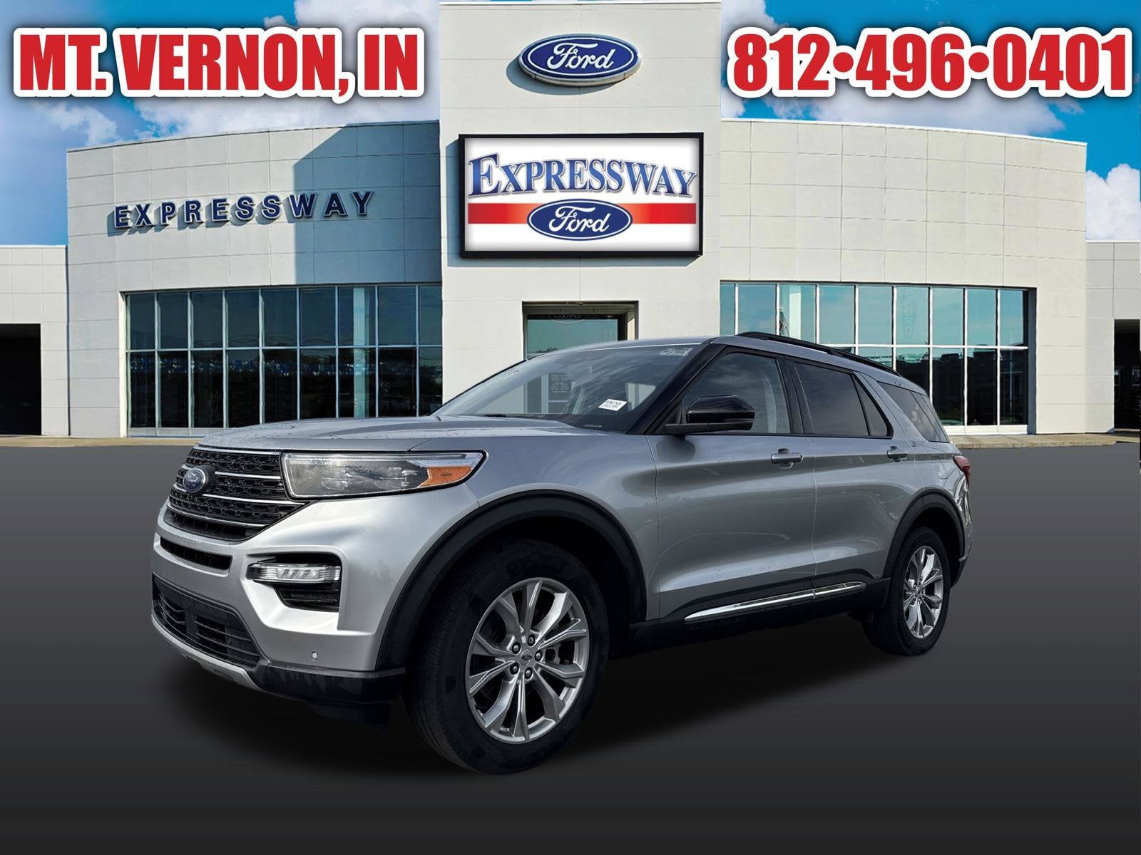Silver Metallic 2024 Ford Explorer SUV / Crossover All-Wheel Drive Automatic