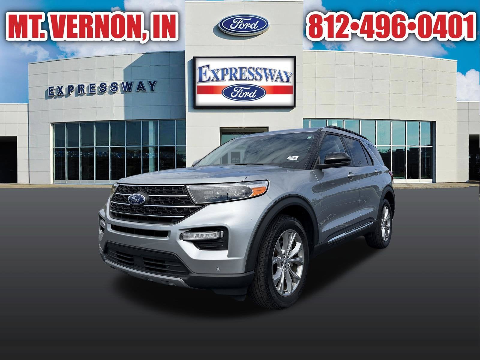 Silver Metallic 2024 Ford Explorer SUV / Crossover All-Wheel Drive Automatic