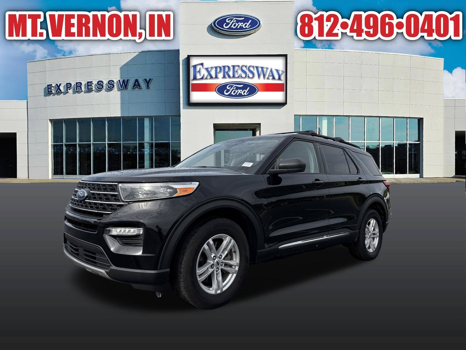 Black Metallic 2024 Ford Explorer SUV / Crossover All-Wheel Drive Automatic