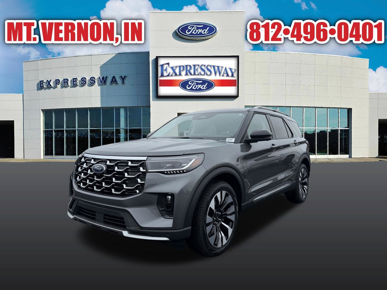 Carbonized Gray Metallic 2026 Ford Explorer SUV / Crossover All-Wheel Drive Automatic