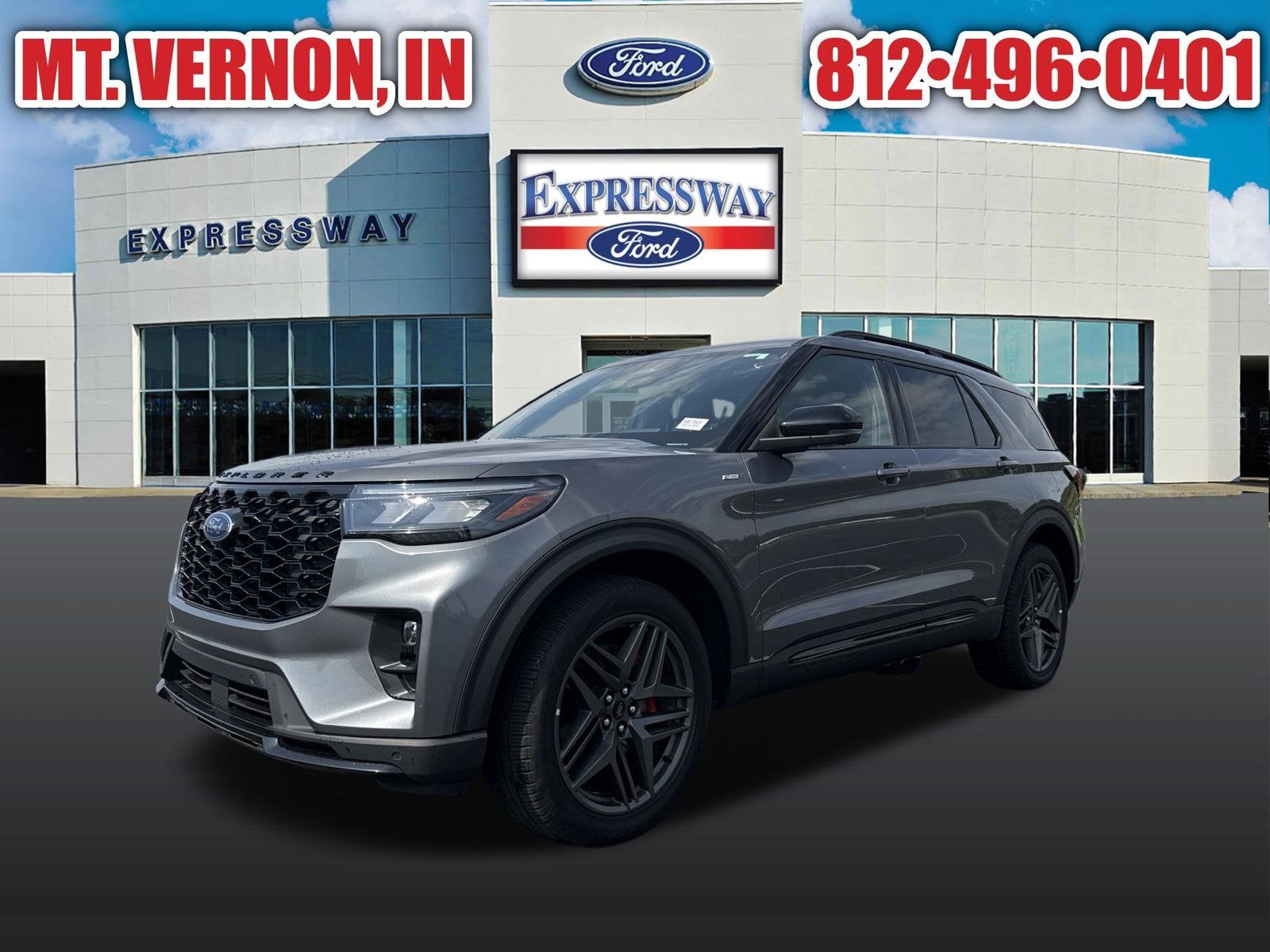 Gray Metallic 2025 Ford Explorer SUV / Crossover All-Wheel Drive Automatic