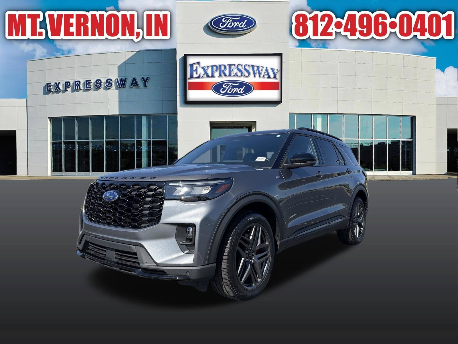 Gray Metallic 2025 Ford Explorer SUV / Crossover All-Wheel Drive Automatic
