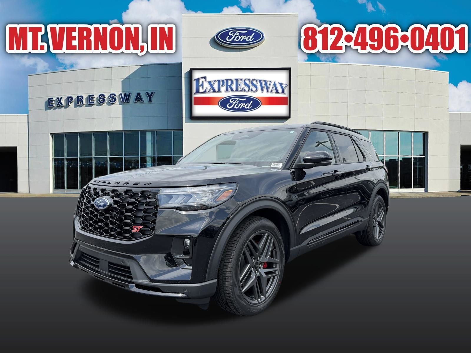Agate Black Metallic 2026 Ford Explorer SUV / Crossover All-Wheel Drive Automatic