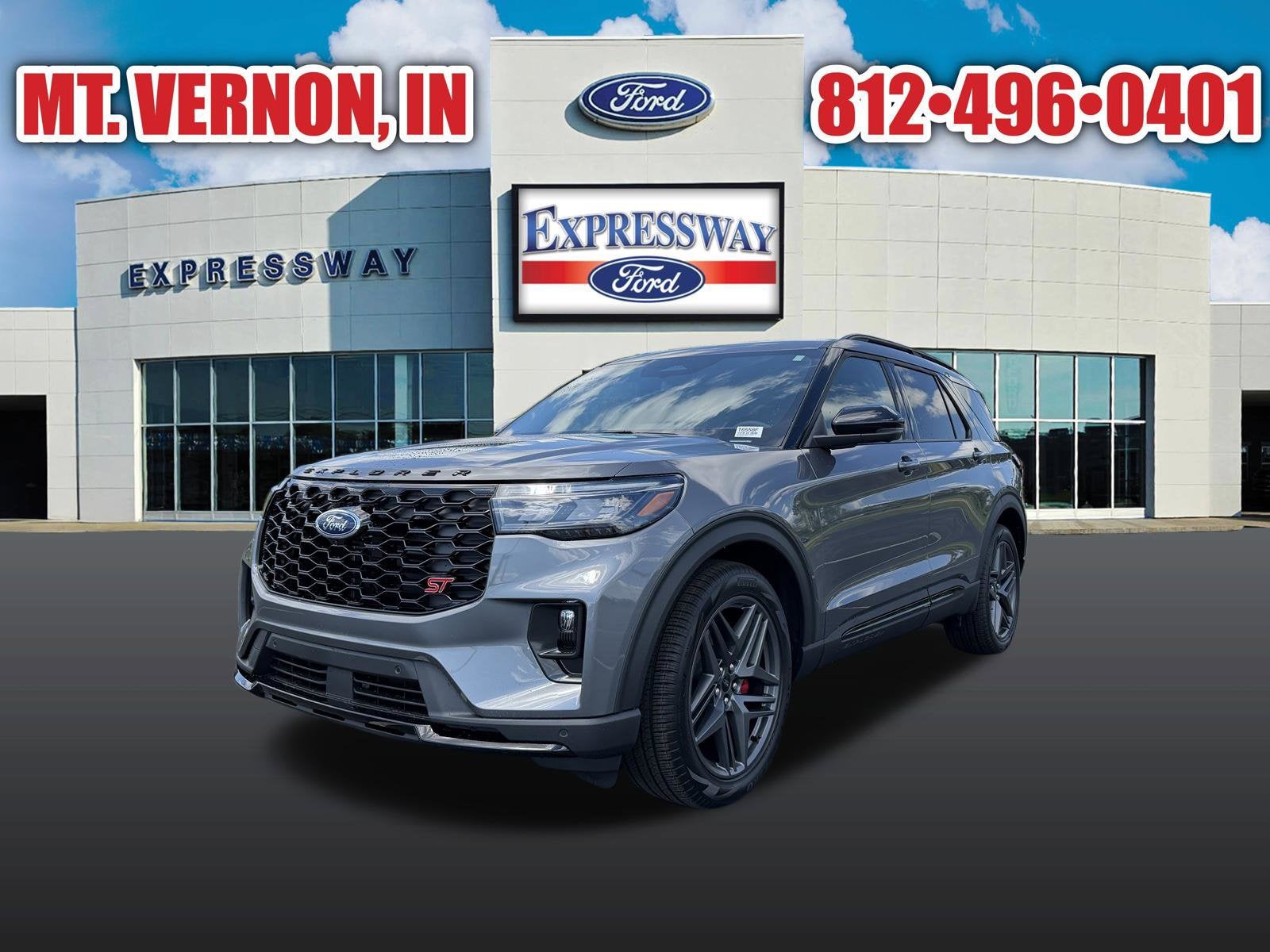 Carbonized Gray Metallic 2026 Ford Explorer SUV / Crossover All-Wheel Drive Automatic