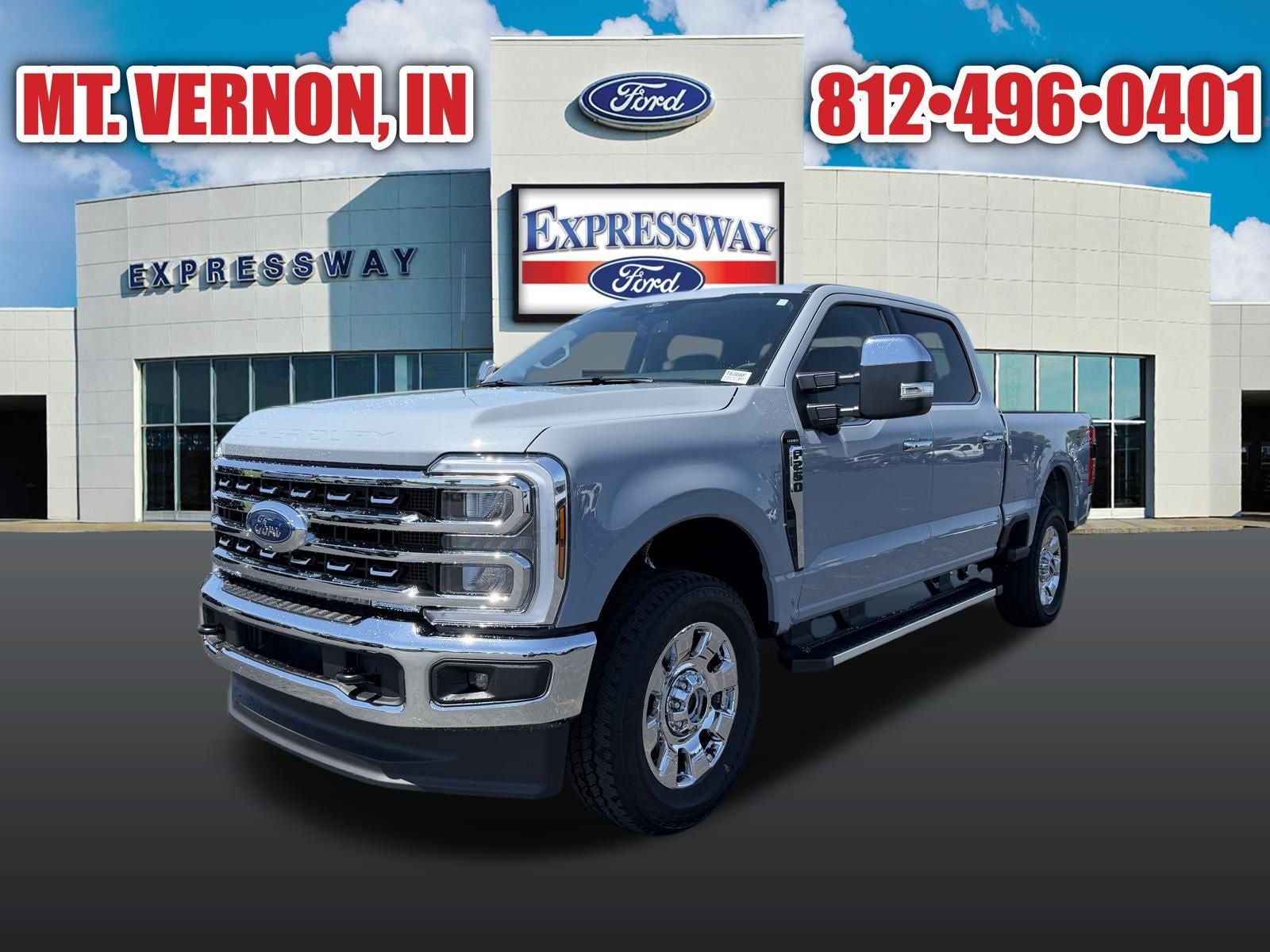 Glacier Gray Metallic Tri-Coat 2026 Ford F-250 Super Duty Pickup Truck Four-Wheel Drive Automatic