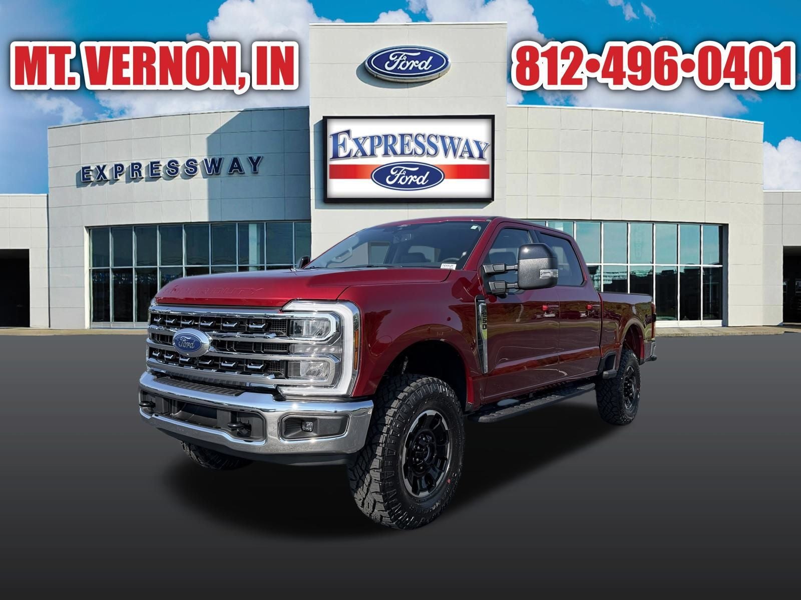 Ruby Red Metallic Tinted Clearcoat 2026 Ford F-250 Super Duty Pickup Truck Four-Wheel Drive Automatic