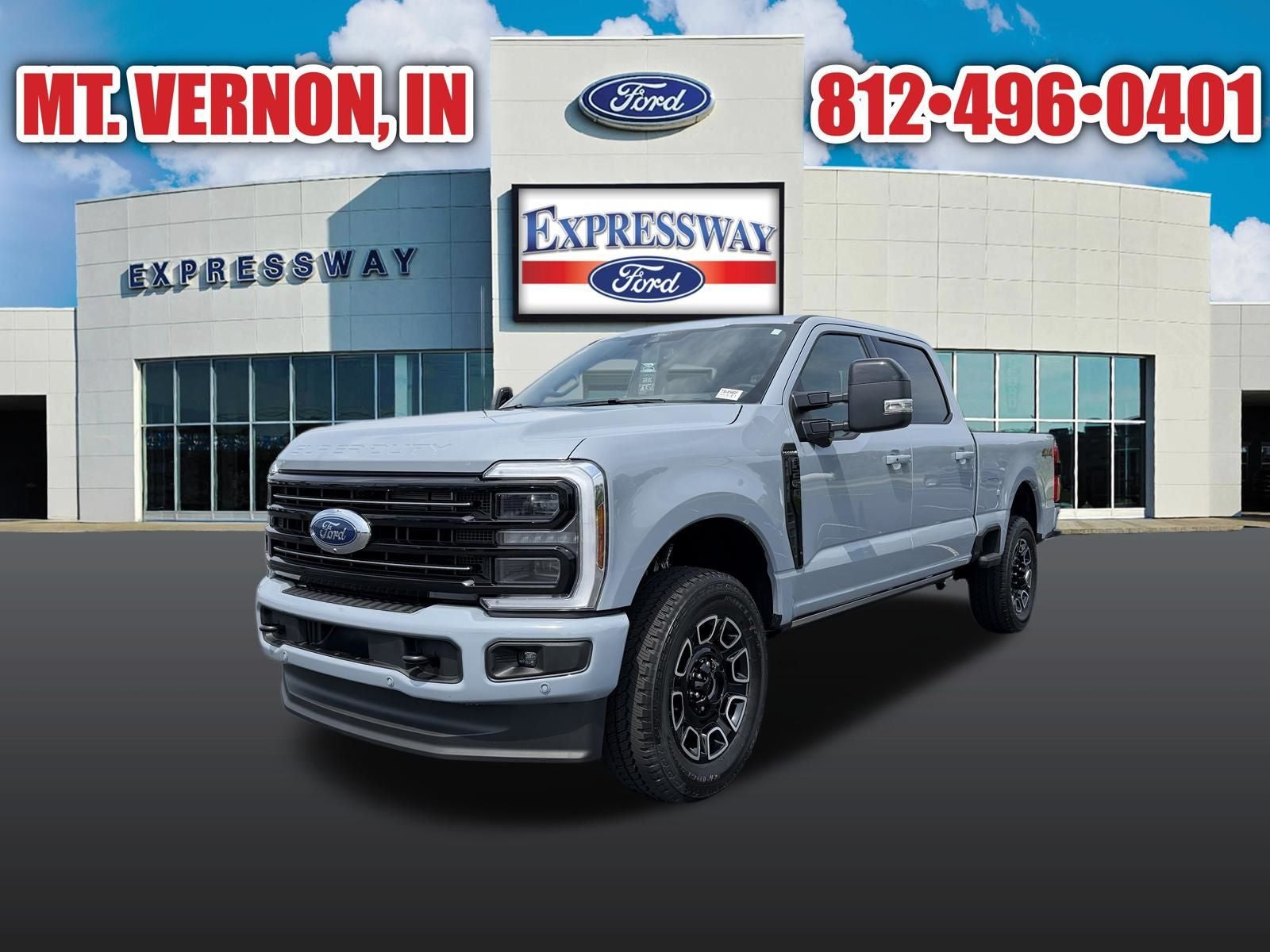 Glacier Gray Metallic Tri-Coat 2026 Ford F-250 Super Duty Pickup Truck Four-Wheel Drive Automatic