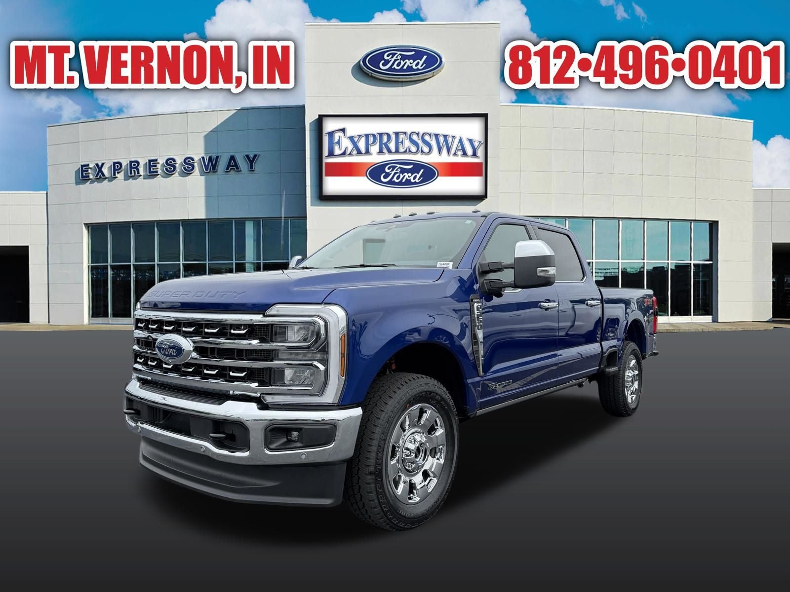 Argon Blue Metallic 2026 Ford F-250 Super Duty Pickup Truck Four-Wheel Drive Automatic