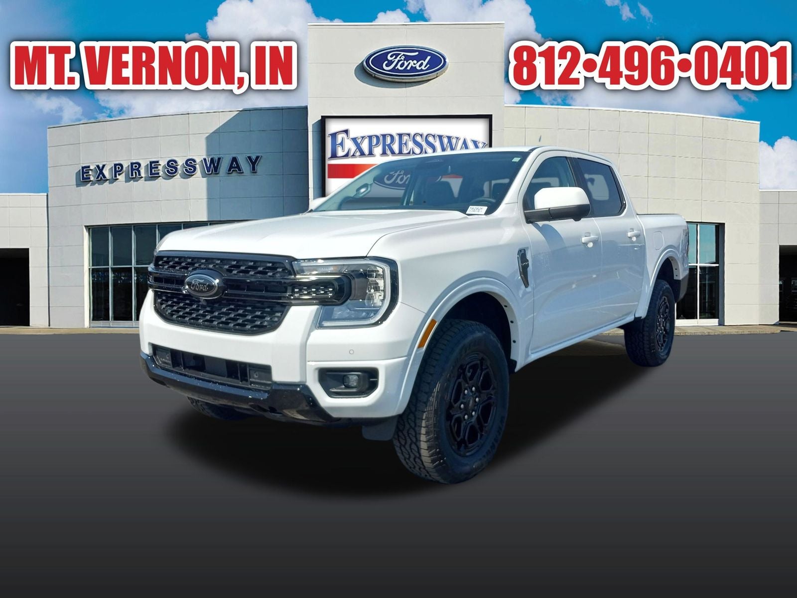 Oxford White 2026 Ford Ranger Pickup Truck Four-Wheel Drive Automatic