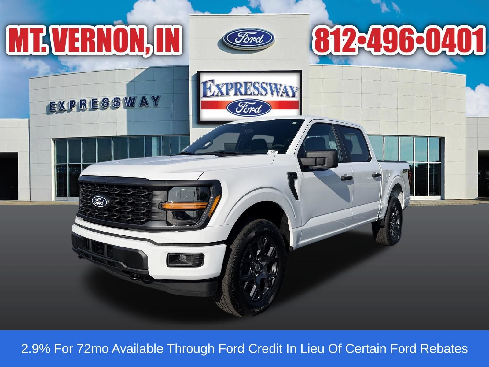 Oxford White 2026 Ford F-150 Pickup Truck Four-Wheel Drive Automatic