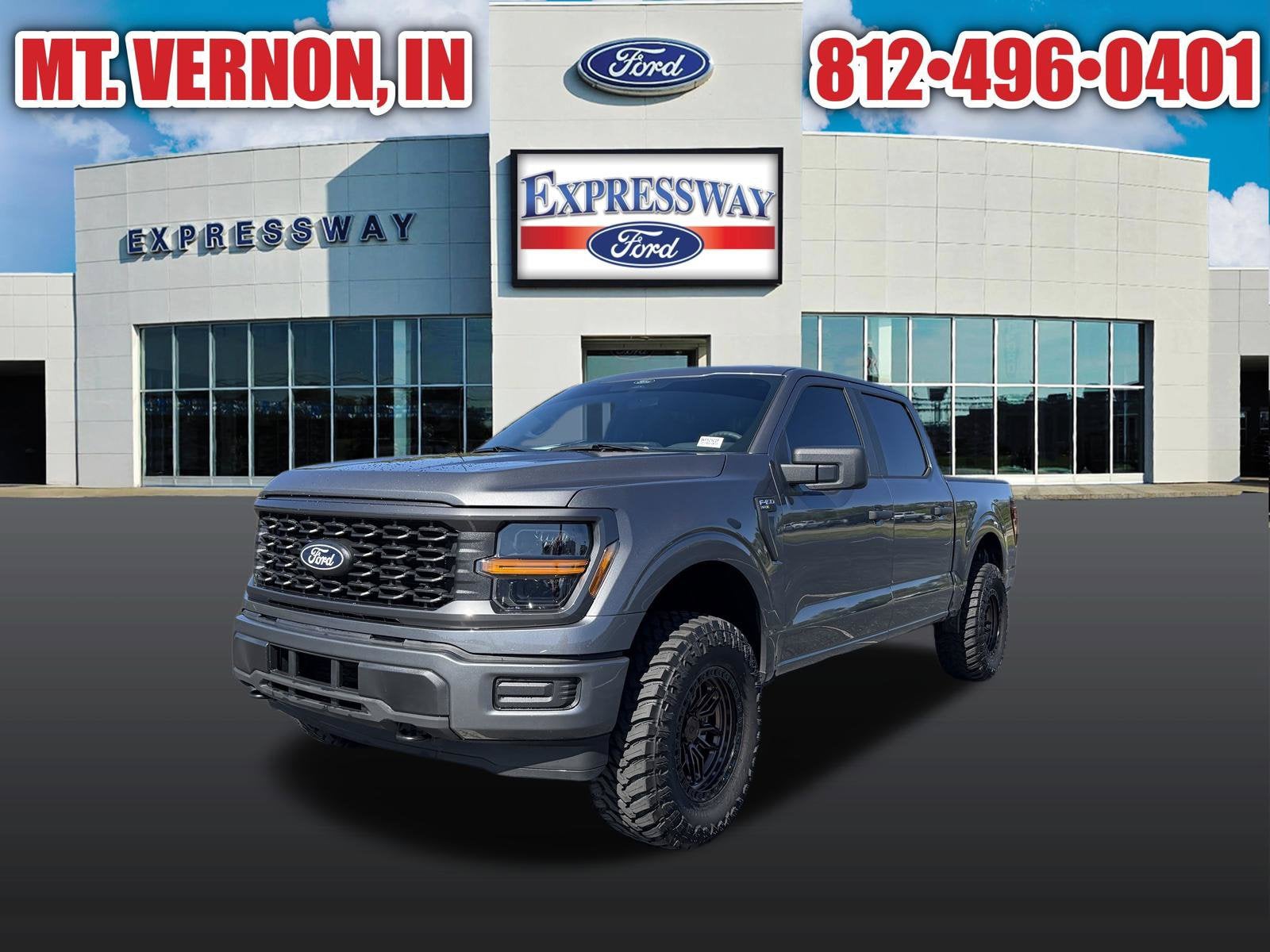 Gray Metallic 2025 Ford F-150 Pickup Truck Four-Wheel Drive Automatic