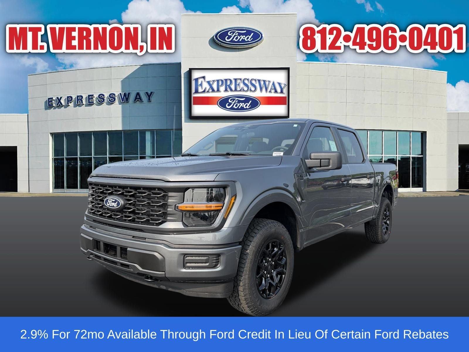 Carbonized Gray Metallic 2026 Ford F-150 Pickup Truck Four-Wheel Drive Automatic