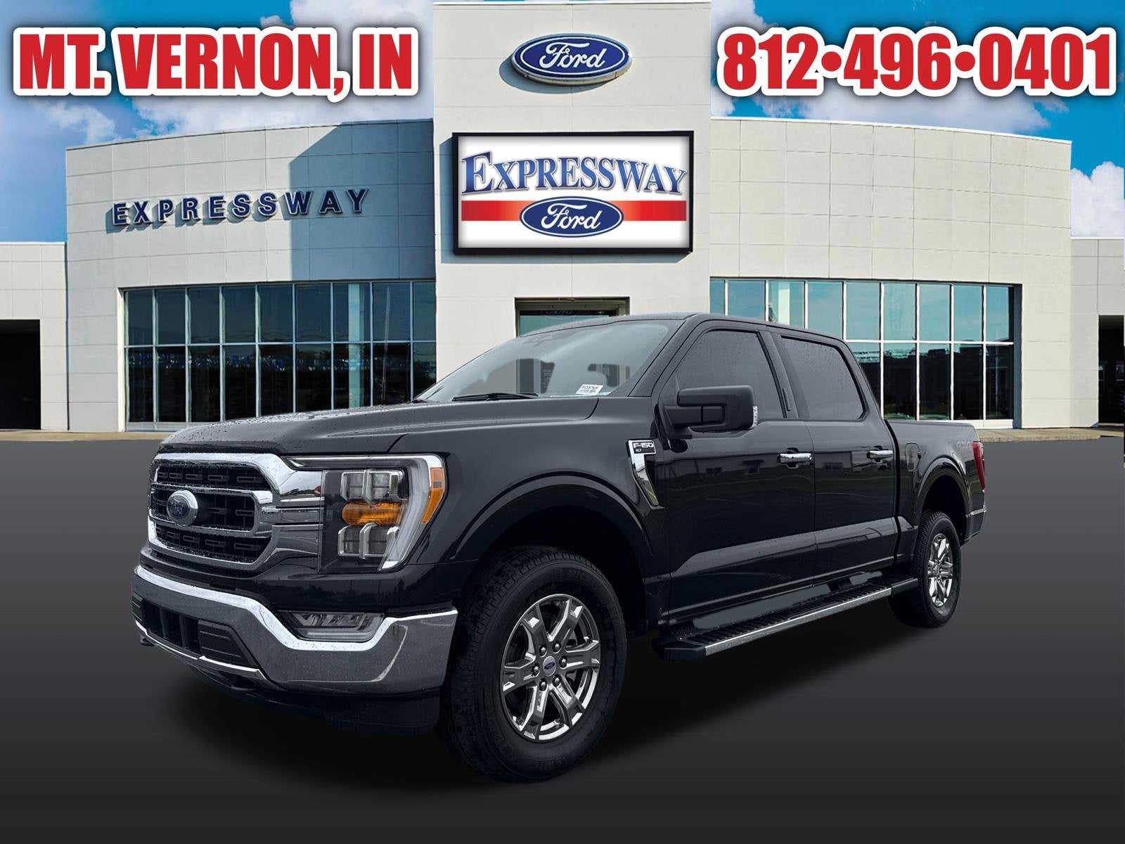 Black Metallic 2023 Ford F-150 Pickup Truck Four-Wheel Drive Automatic