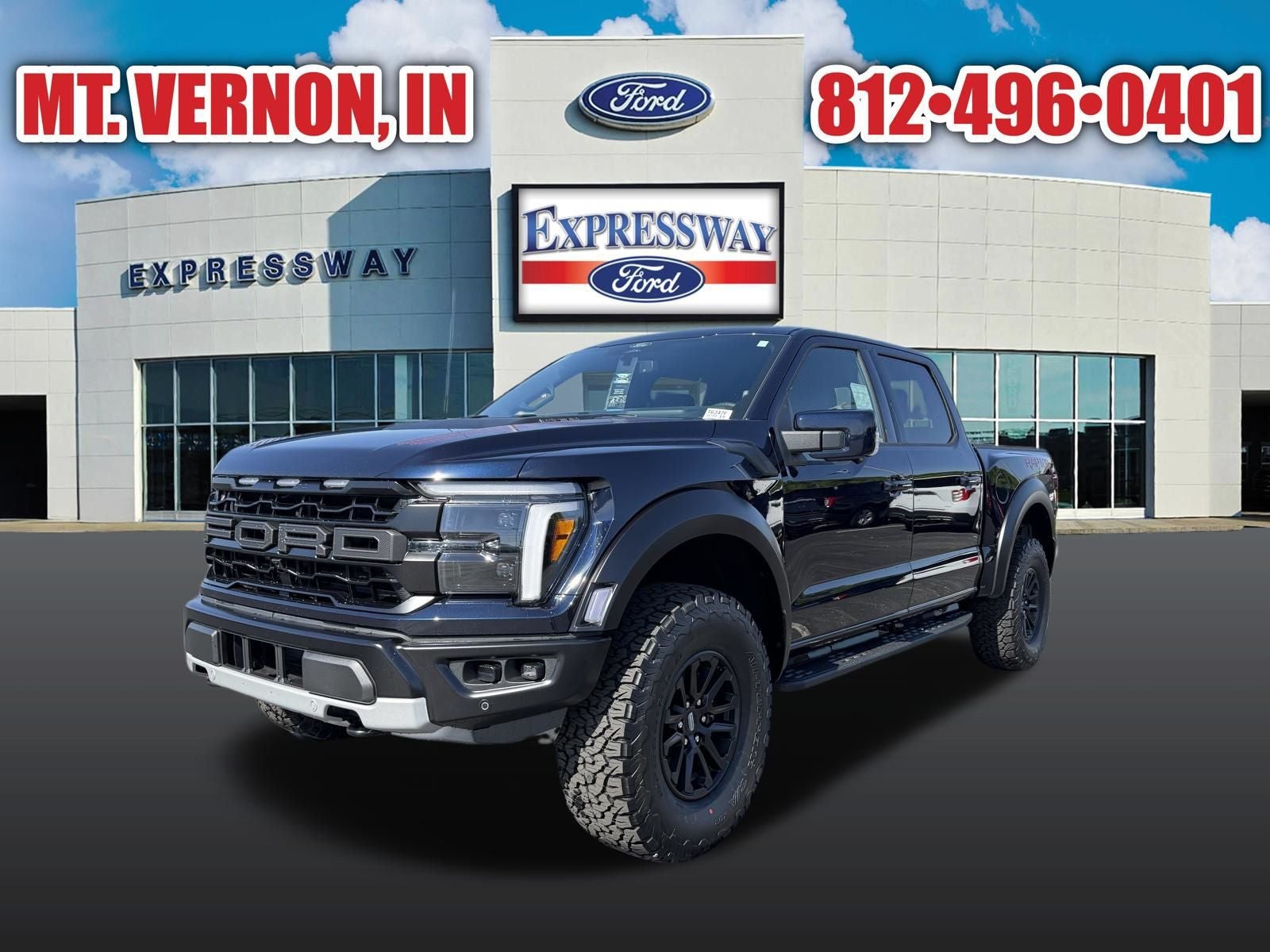 Antimatter Blue Metallic 2026 Ford F-150 Pickup Truck Four-Wheel Drive Automatic