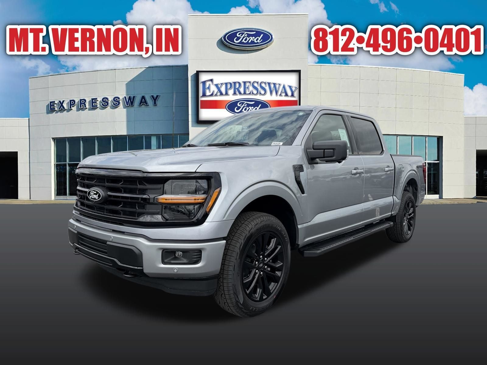 Iconic Silver Metallic 2026 Ford F-150 Pickup Truck Four-Wheel Drive Automatic