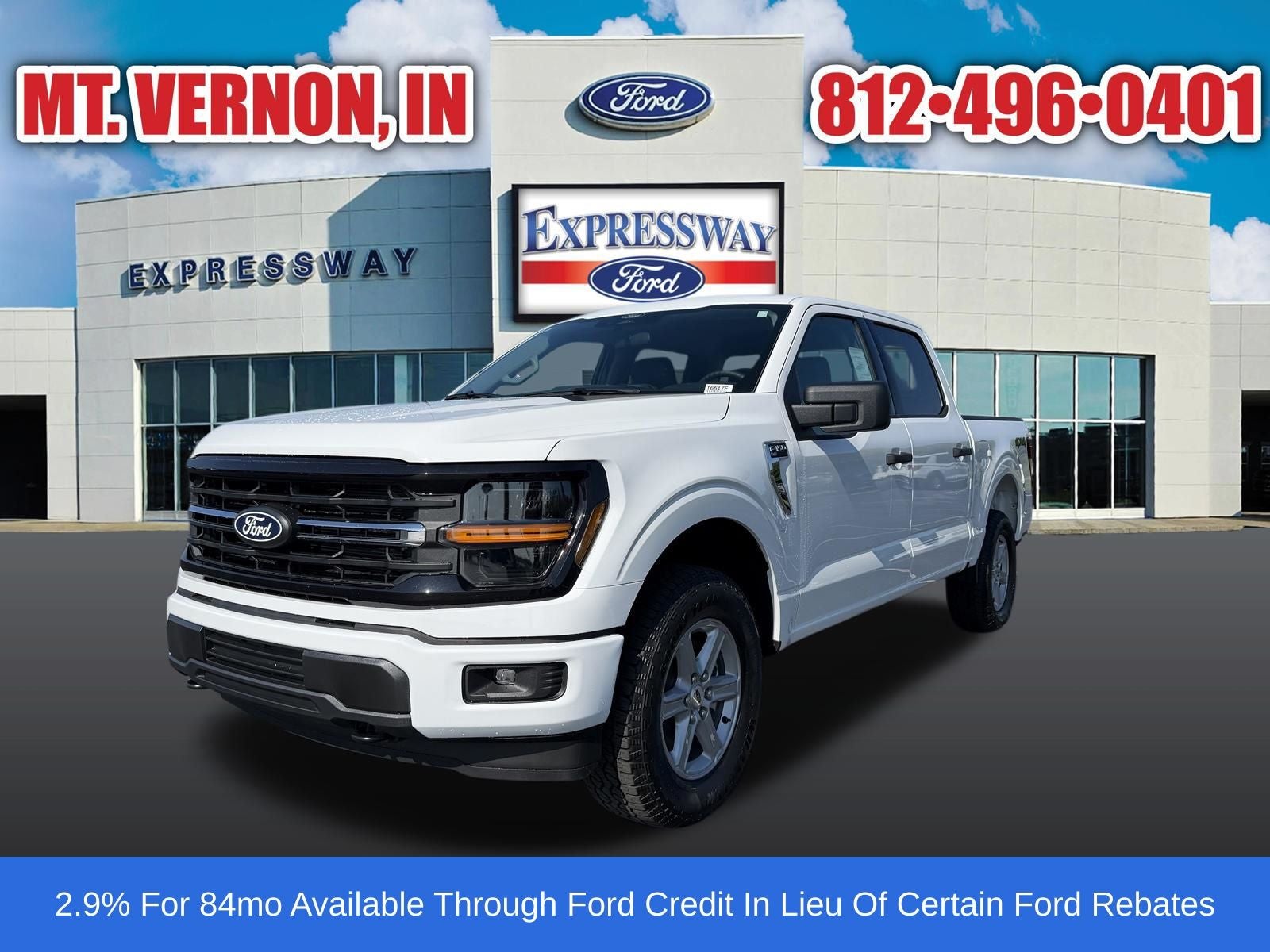 Oxford White 2026 Ford F-150 Pickup Truck Four-Wheel Drive Automatic