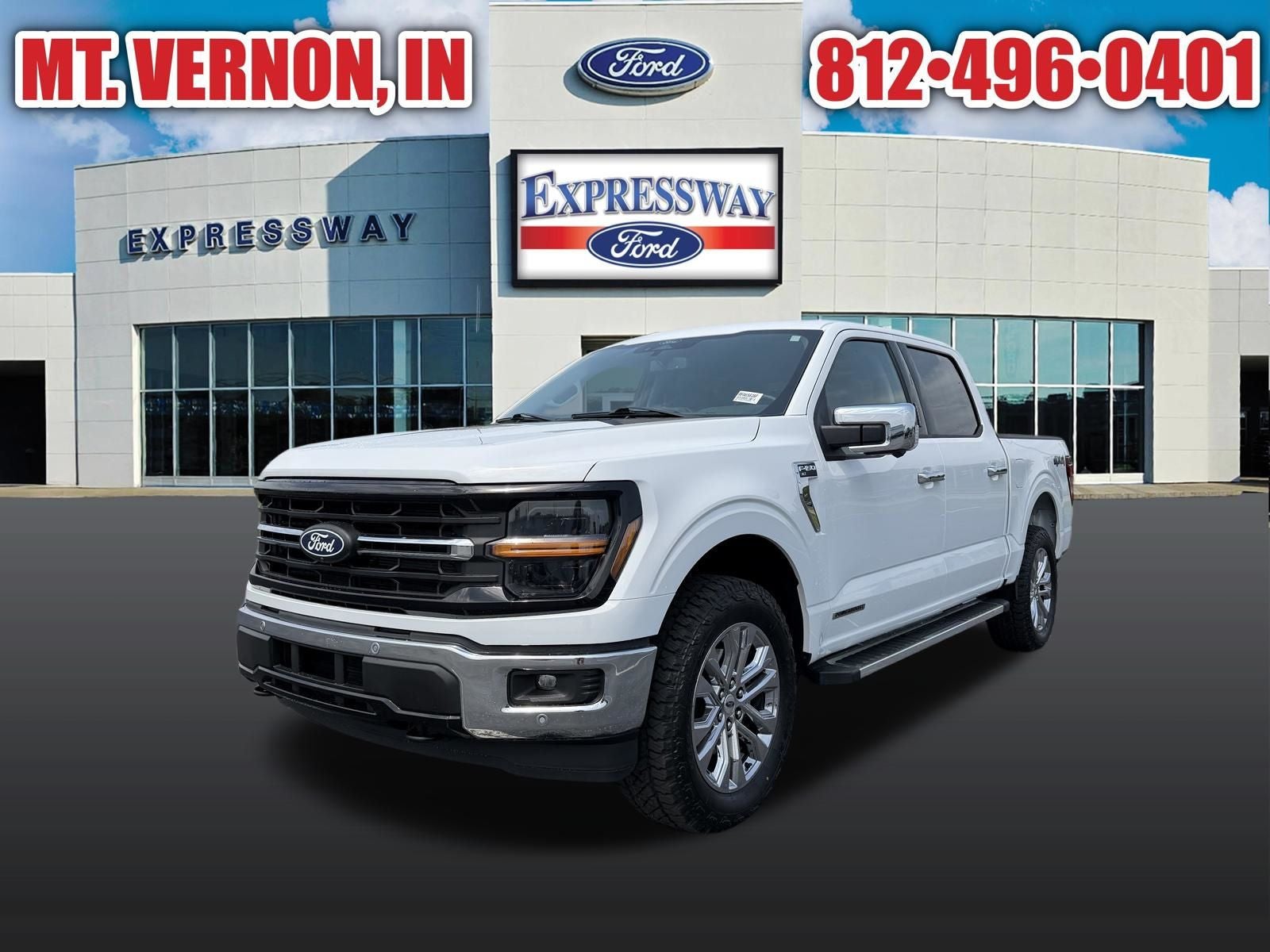 Oxford White 2024 Ford F-150 Pickup Truck Four-Wheel Drive Automatic