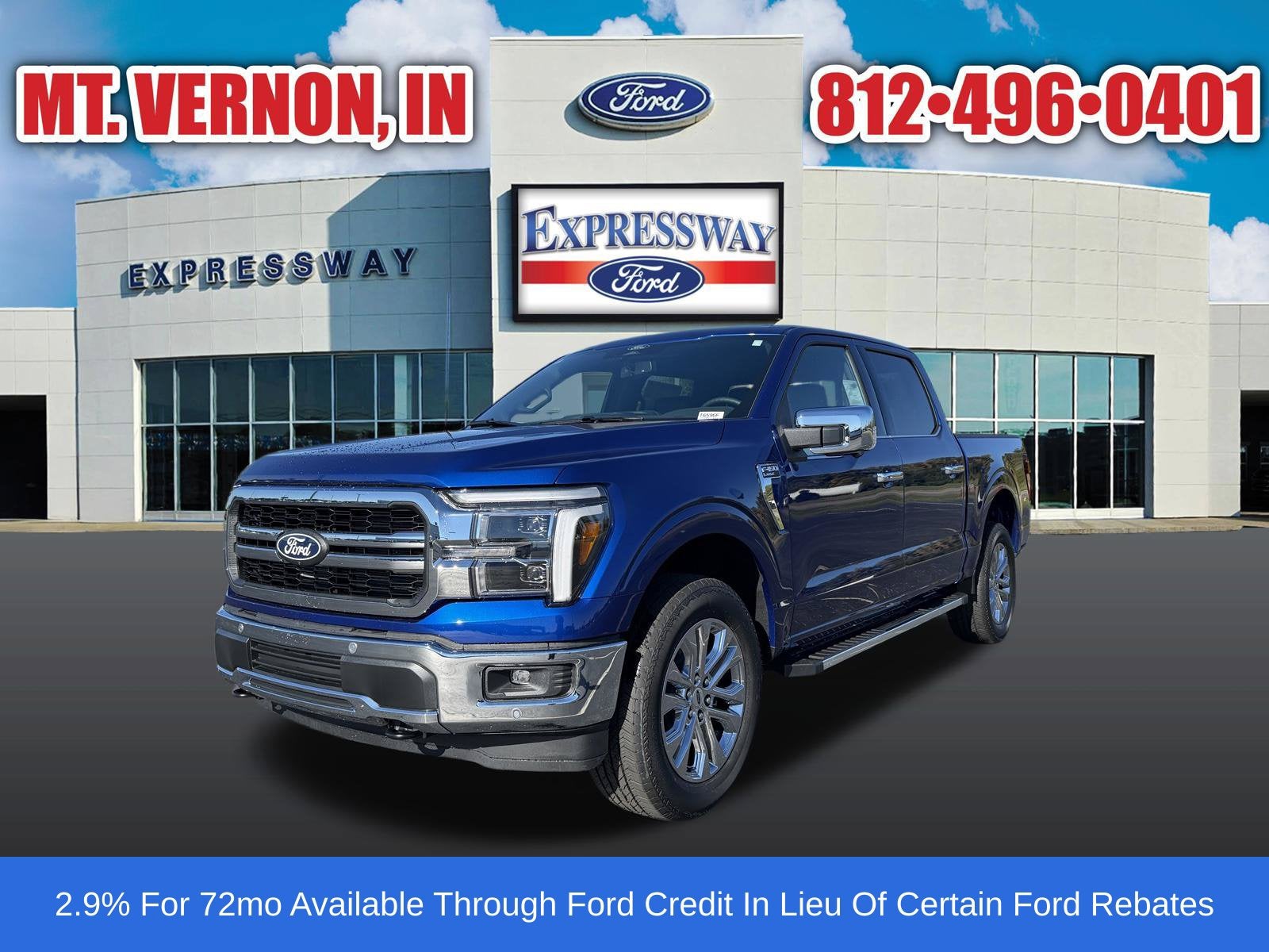 Argon Blue Metallic 2026 Ford F-150 Pickup Truck Four-Wheel Drive Automatic