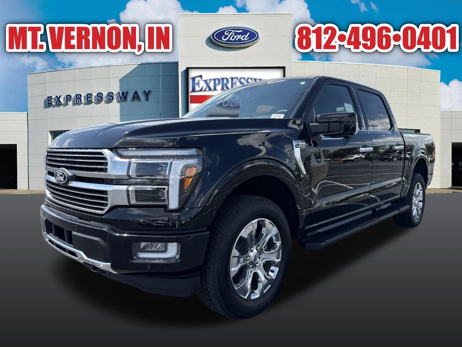 Agate Black Metallic 2026 Ford F-150 Pickup Truck Four-Wheel Drive Automatic