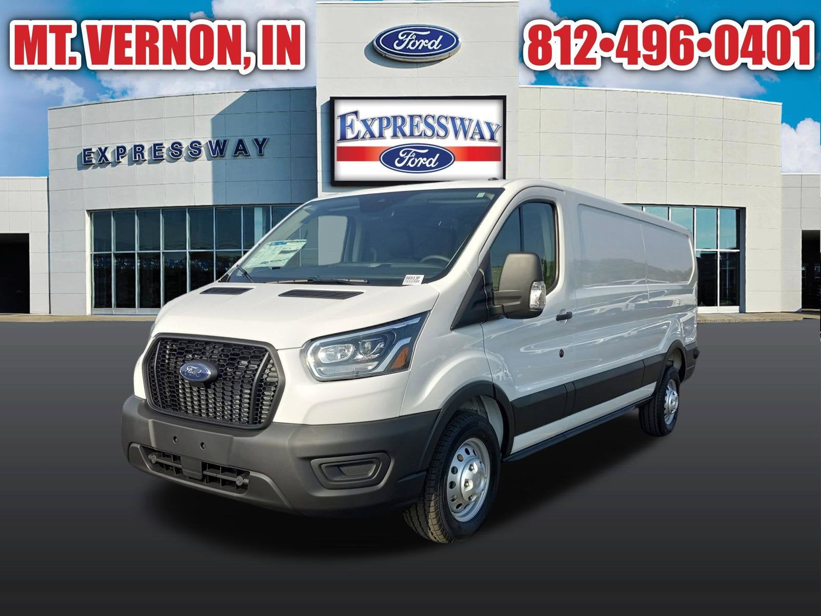 Oxford White 2025 Ford Transit Cargo Van All-Wheel Drive Automatic