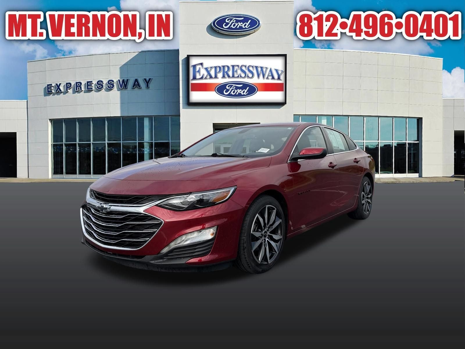 Cherry Red Tintcoat 2021 Chevrolet Malibu Sedan Front-Wheel Drive Continuously Variable Transmission