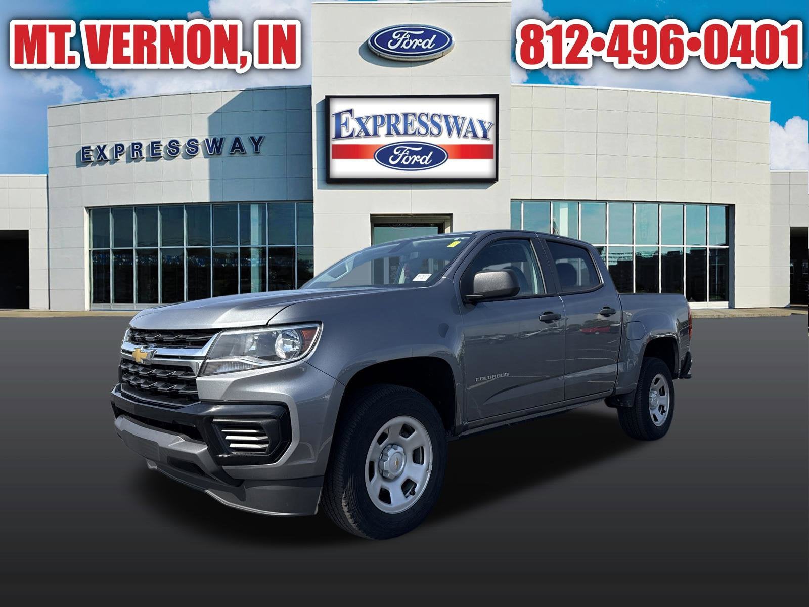 Gray (Satin Steel Metallic) 2022 Chevrolet Colorado Pickup Truck 4X2 Automatic