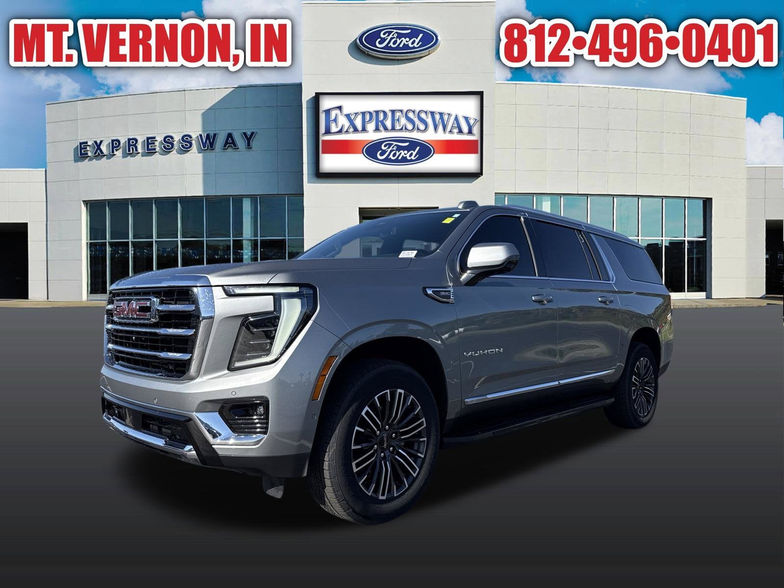 Sterling Metallic 2025 GMC Yukon XL SUV / Crossover Four-Wheel Drive Automatic