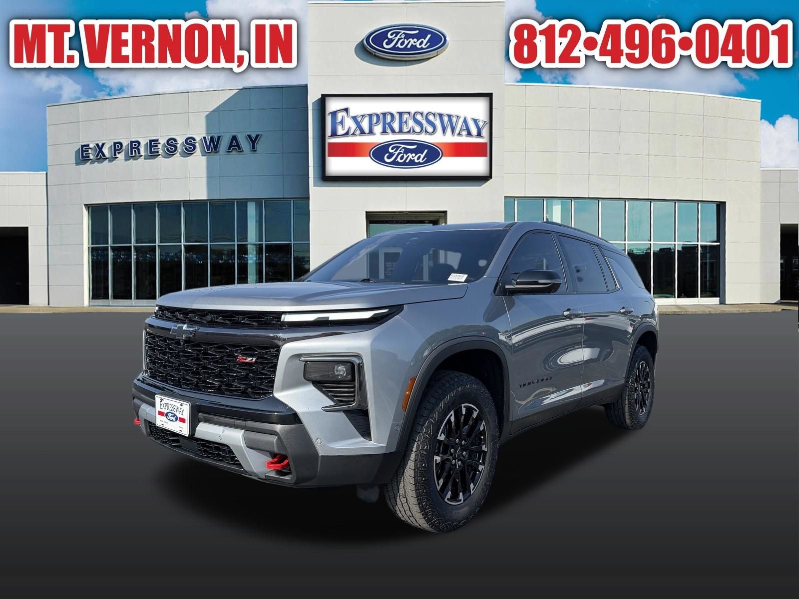 Sterling Gray Metallic 2024 Chevrolet Traverse SUV / Crossover Four-Wheel Drive Automatic