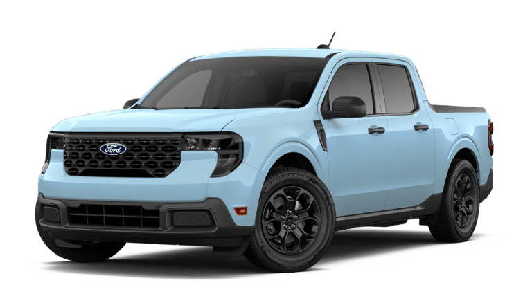Light Blue 2026 Ford Maverick Pickup Truck Front-Wheel Drive Continuously Variable Transmission