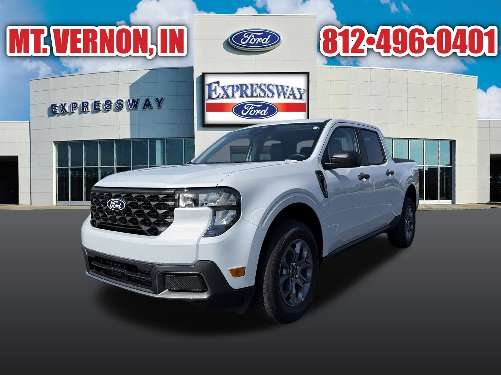 Space White Metallic 2026 Ford Maverick Pickup Truck All-Wheel Drive Automatic