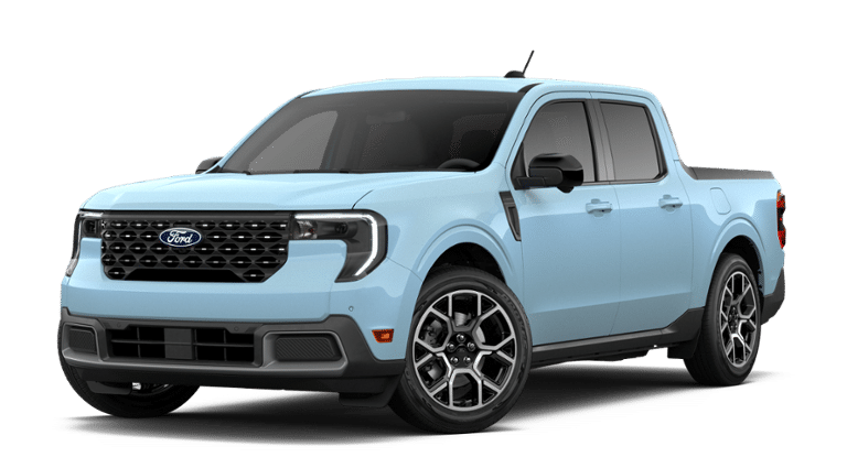Light Blue 2026 Ford Maverick Pickup Truck All-Wheel Drive Continuously Variable Transmission