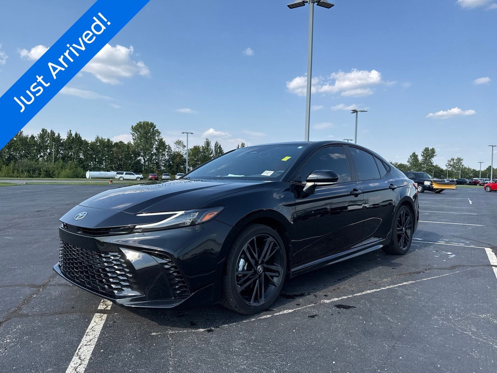 Midnight Black Metallic 2025 Toyota Camry Sedan All-Wheel Drive Continuously Variable Transmission