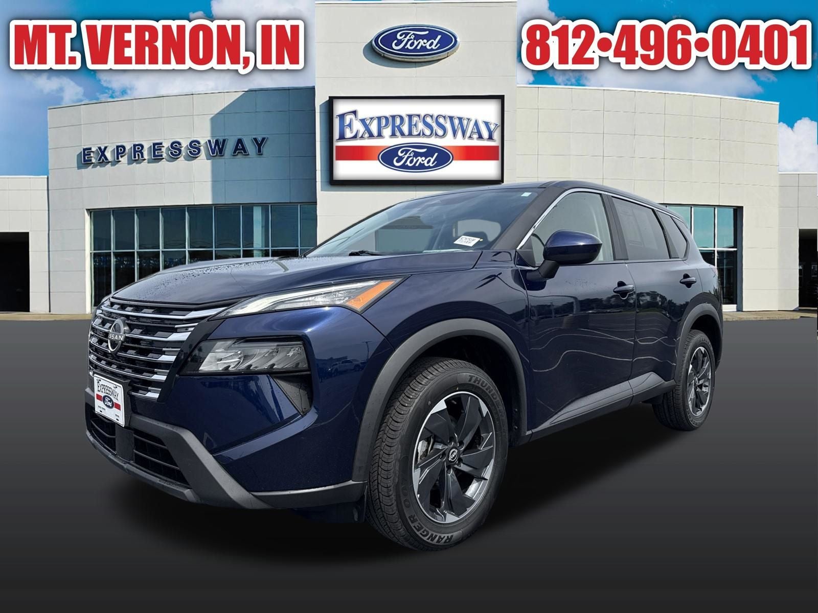 Deep Ocean Blue Pearl 2025 Nissan Rogue SUV / Crossover All-Wheel Drive Continuously Variable Transmission