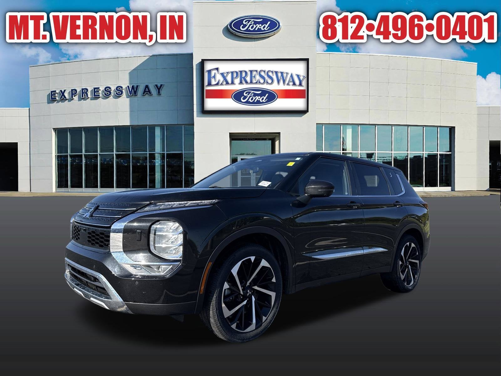 Black 2023 Mitsubishi Outlander SUV / Crossover  Continuously Variable Transmission