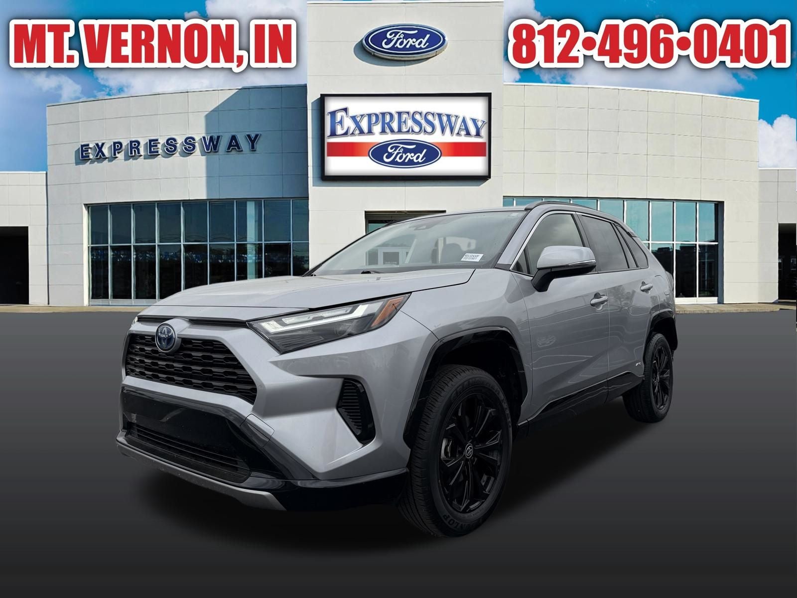 Silver Sky Metallic 2024 Toyota RAV4 Hybrid SUV / Crossover All-Wheel Drive Continuously Variable Transmission